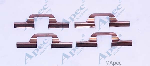 APEC BRAKING Комплектующие, колодки дискового тормоза KIT1152